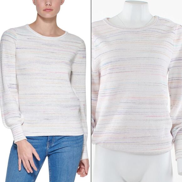 Calvin Klein Pastel Space Dye Sweater - Picture 1 of 5
